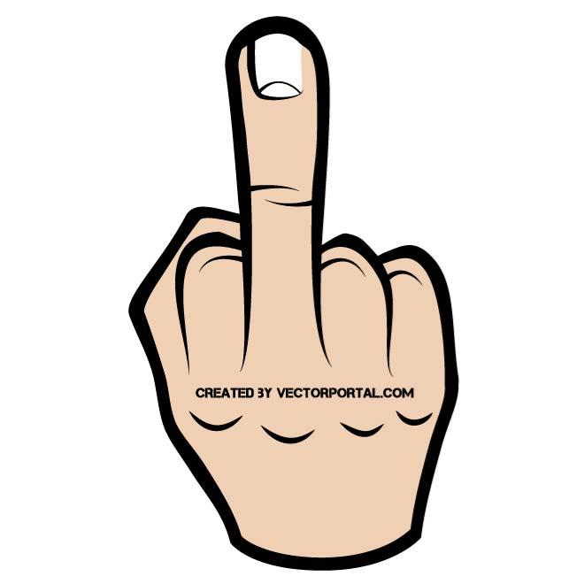 660x660 Free Middle Finger Vectors 140 Downloads Found
