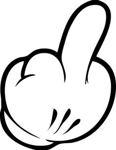 236x304 Middle Finger Graphic Group With Items