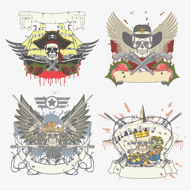 650x650 Vector Skull Military Logo, Logo, Vintage Military, Badge Png And