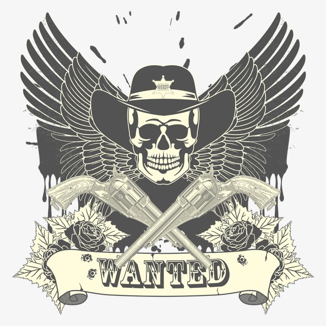 650x650 Vector Skull Wings, Logo, Vintage Military, Badge Png And Vector