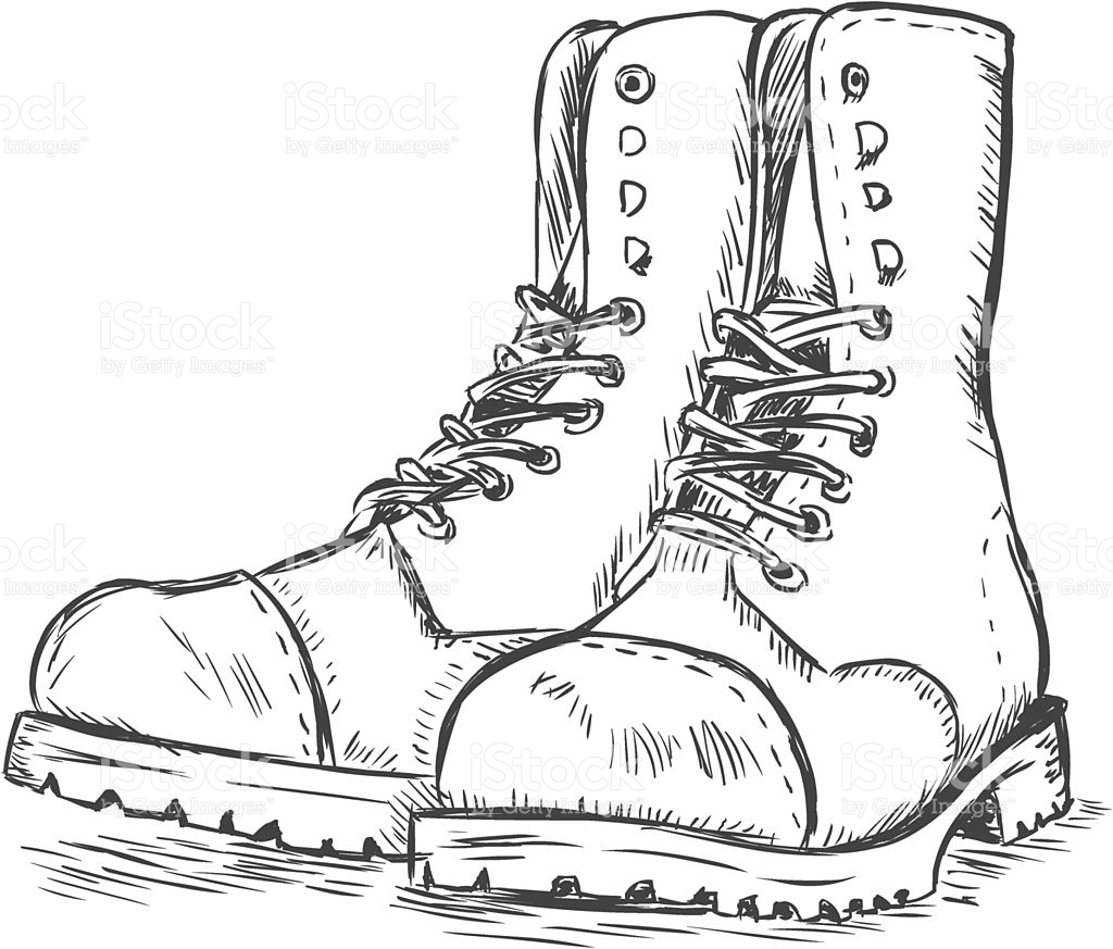 Military Boots Vector at GetDrawings | Free download