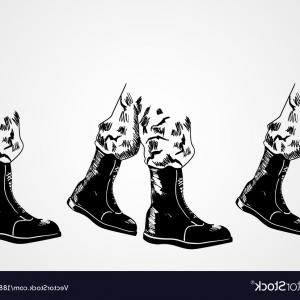 300x300 Sketch Of Army Boots Vector Orangiausa