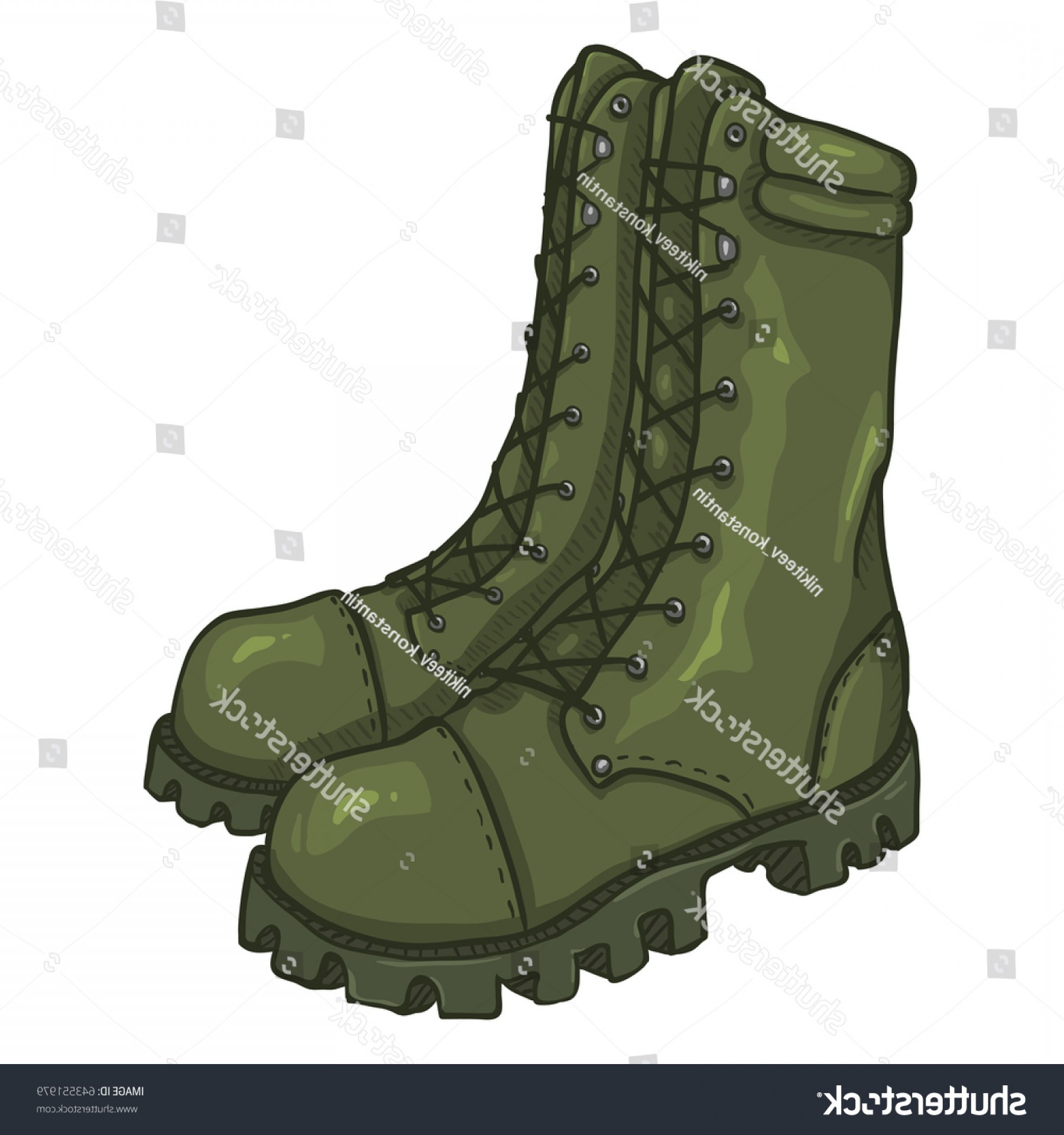 Military Boots Vector at GetDrawings | Free download