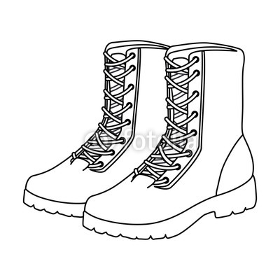 Military Boots Vector at GetDrawings | Free download