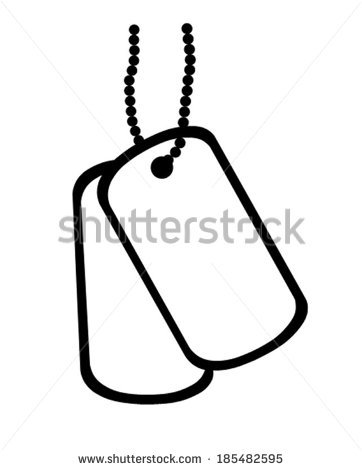 362x470 Army Dog Tag