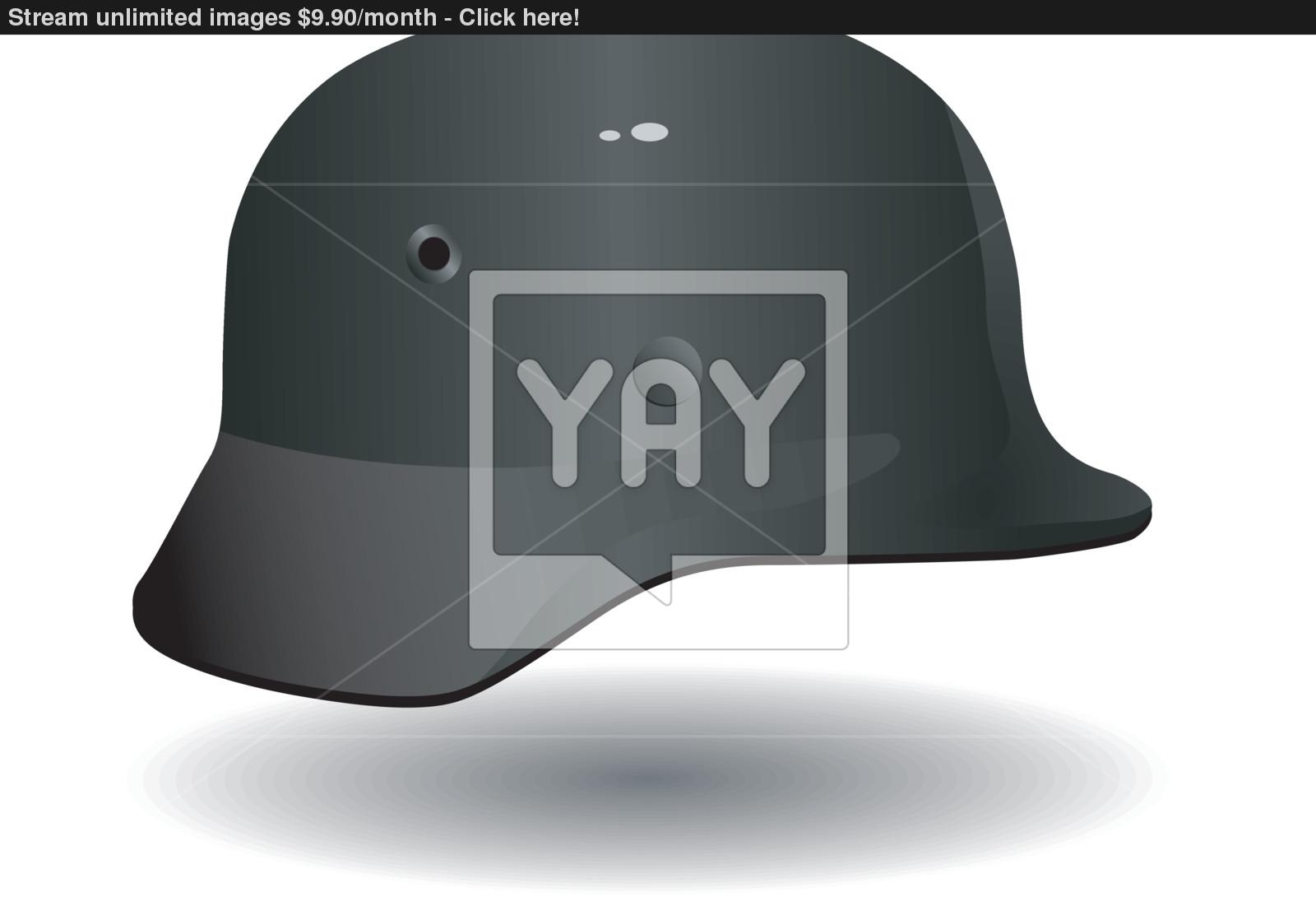 1600x1118 Vector German Military Helmet Vector