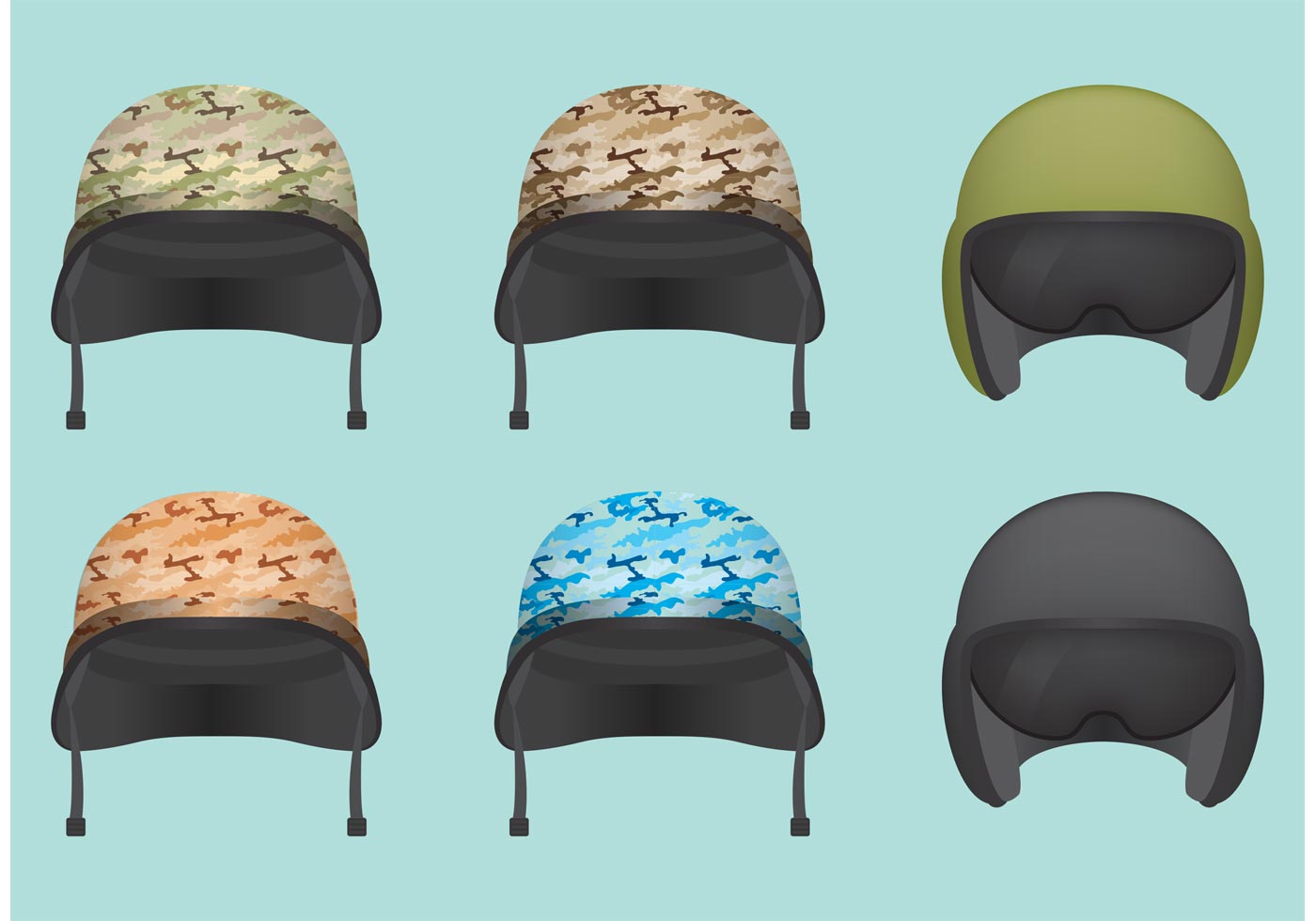 1400x980 Military Helmet Free Vector Art