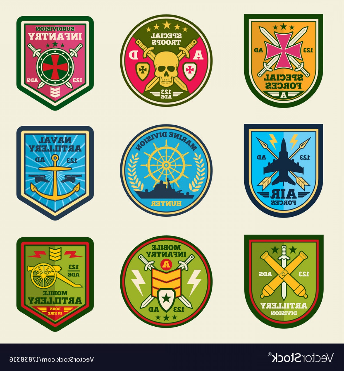 Military Patch Vector at GetDrawings | Free download