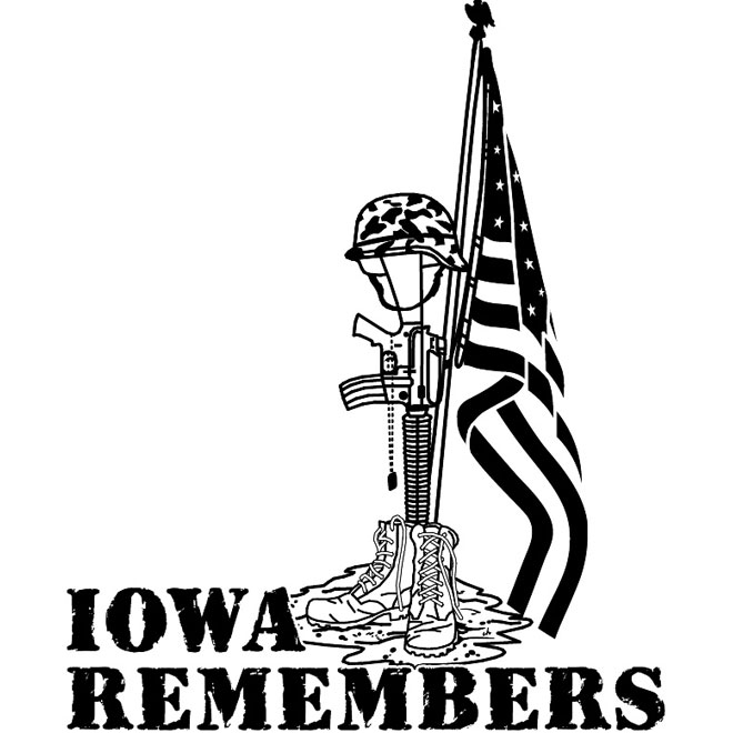 660x660 Iowa Remembers Military Vector
