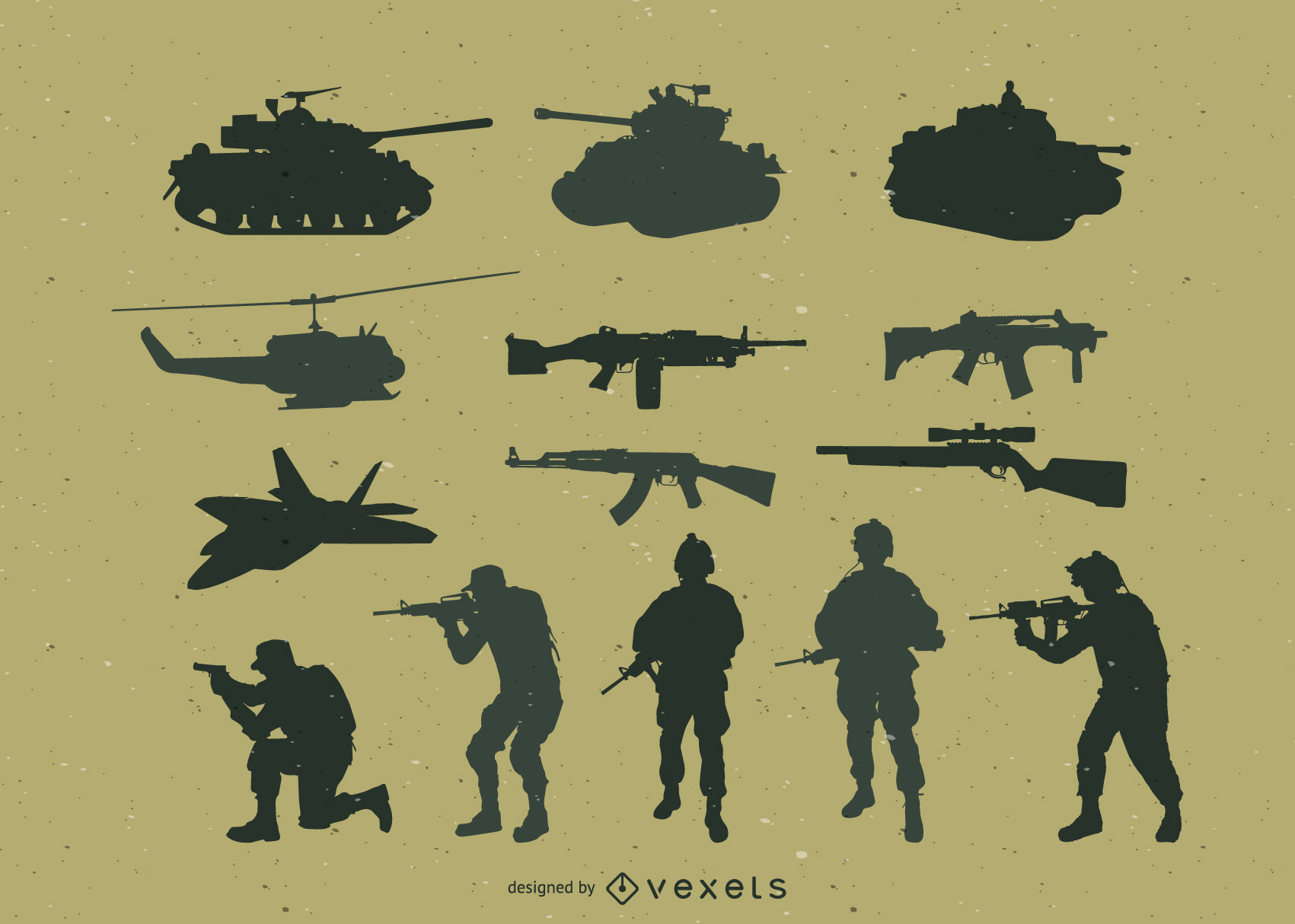 1701x1214 Military Vector Pack