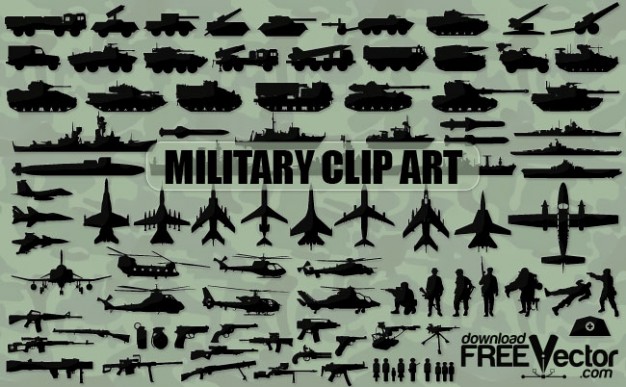626x387 Military Clip Art Silhouettes Vector Free Download