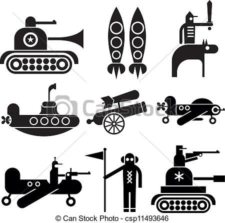 450x446 Military Icons. Military Icons Set. Isolated Black Vector Icons On