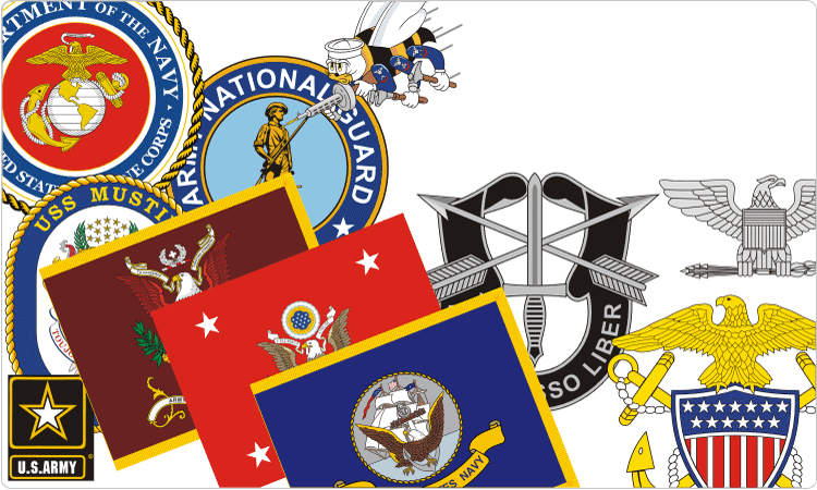 750x450 U.s. Military Insignia