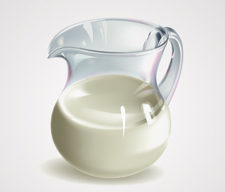455x388 Free Realistic 3d Milk Jugjar Vector Graphics (Free) Clipart And