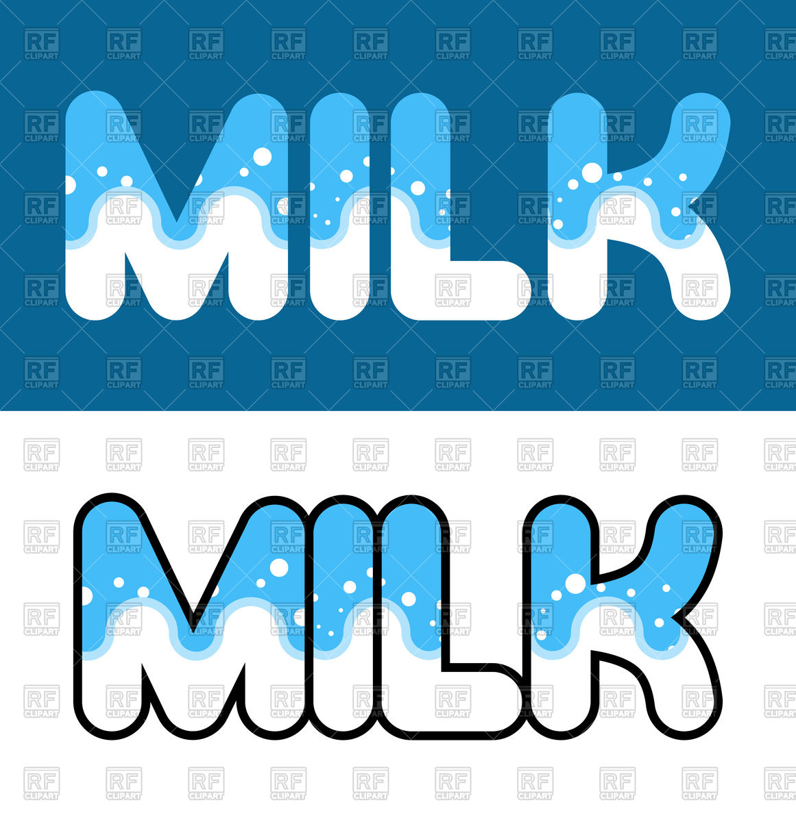 1161x1200 Poster With Inscription Milk, Dairy Company Logo Vector Image