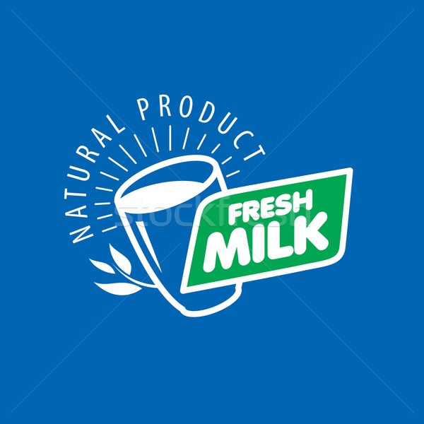 600x600 Vector Milk Logo Vector Illustration Aleksej Butenkov (Butenkow