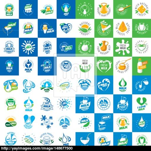 512x512 Liquid Milk Logo Vector