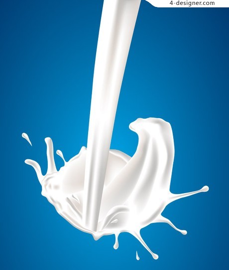 460x544 4 Designer Dynamic Milk Vector Material