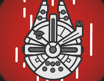 Millenium Falcon Vector at GetDrawings | Free download