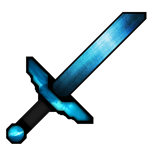 Transparent Background Minecraft Diamond Sword Png - It's high quality