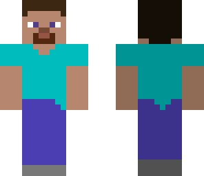296x256 Minecon Or Vector Steve Minecraft Skin