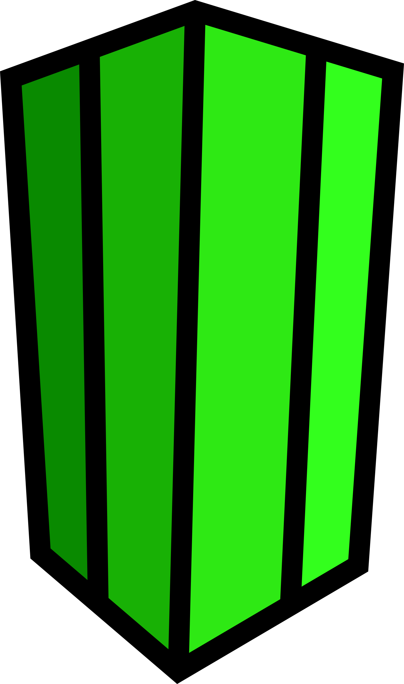 1418x2400 Minecraft Cactus Vector Clipart Image