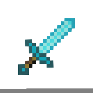 300x300 Diamond Sword Minecraft Free Images
