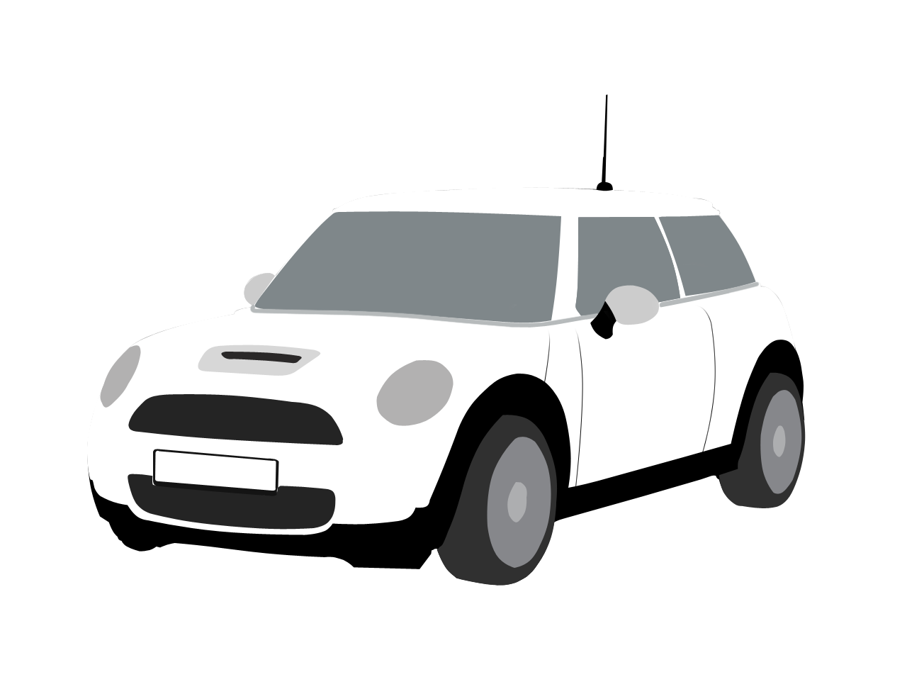 1280x955 Mini Cooper Vector Image