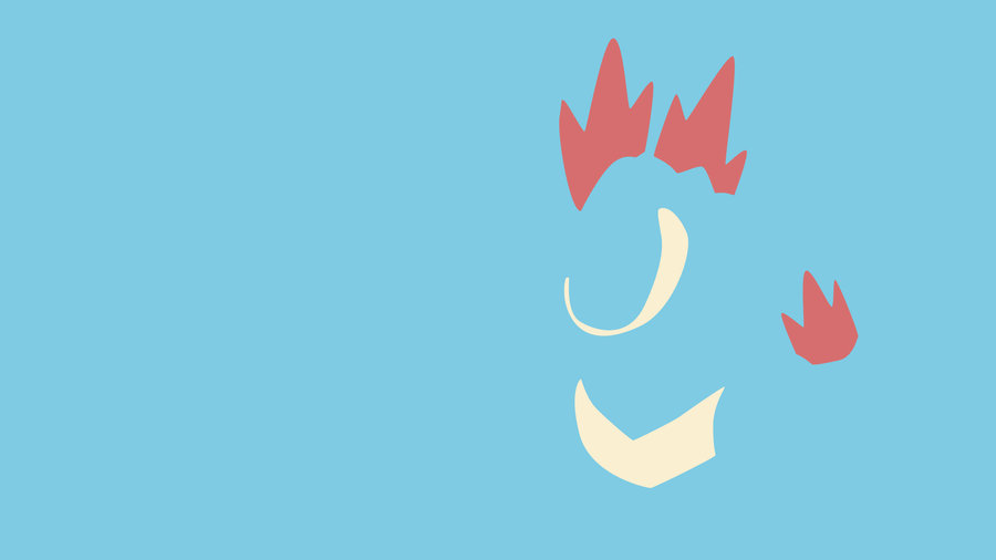 900x506 Feraligatr Minimalist Vector By Krukmeister