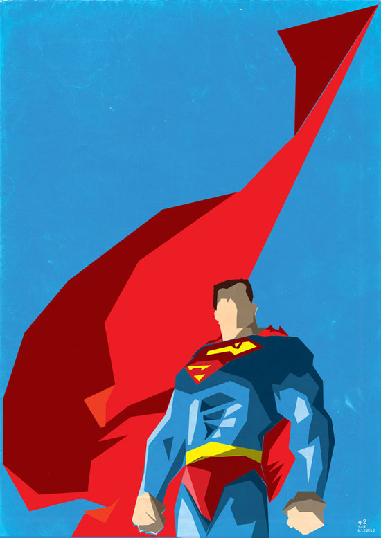 550x777 Collection Of Vector Posters With Superheroes And Villains