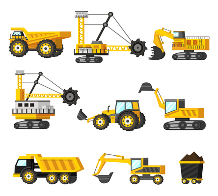 444x400 Mining Drilling On Curated Vector Illustrations, Stock Royalty
