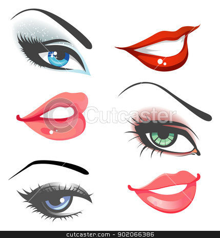429x464 Eye Clipart Lip