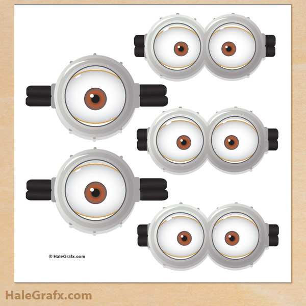600x600 Free Despicable Me Pin The Goggles On The Minion Printable