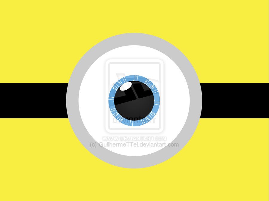 900x675 Minions Clipart Eye Cute Borders, Vectors, Animated, Black And