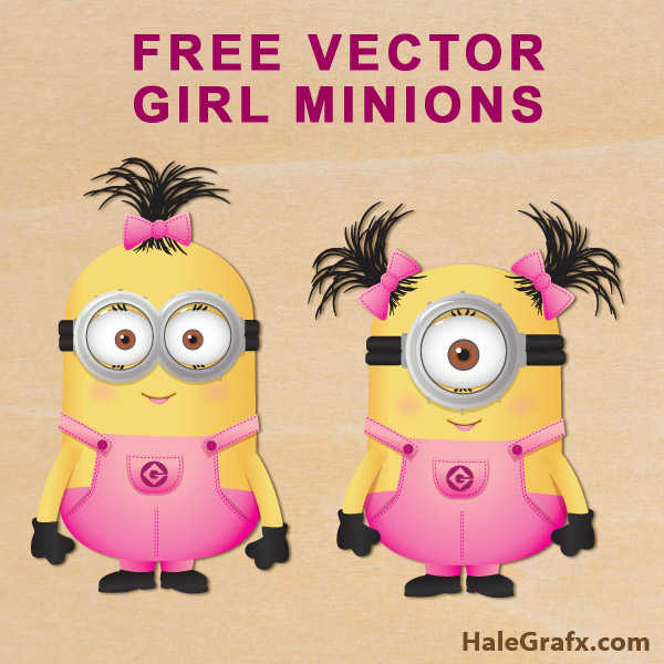 600x600 Free Vector Despicable Me Girl Minions