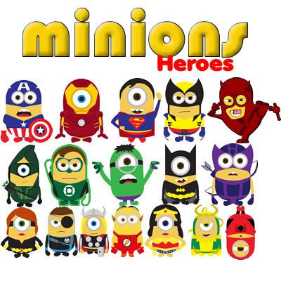 400x400 Minions Vector Image 468 Best Minion Superneroes Party Images On