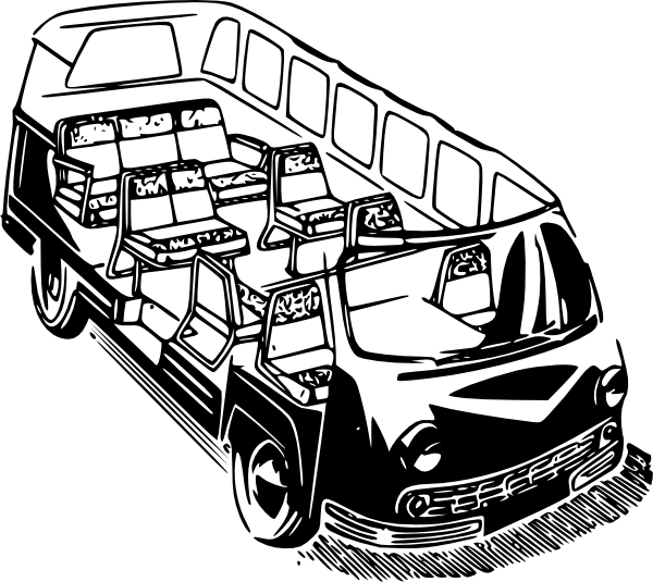 600x535 Minivan Clip Art Free Vector 4vector