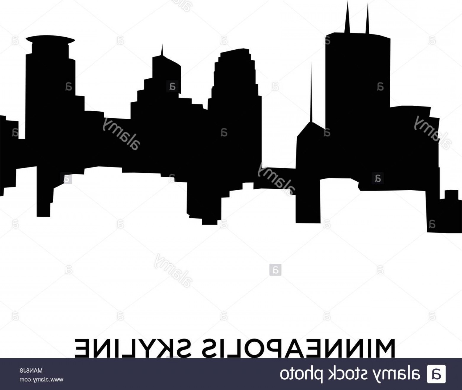 Minneapolis Skyline Vector at GetDrawings | Free download