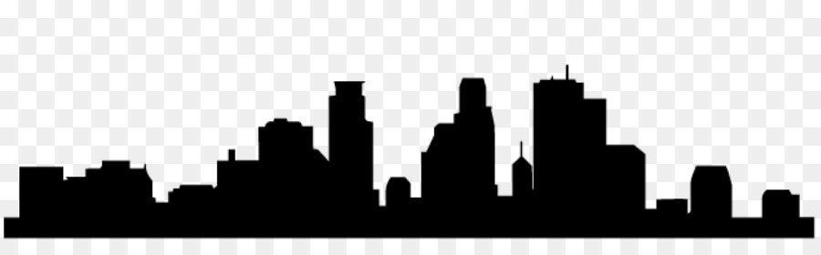 900x280 Minneapolis Skyline Silhouette