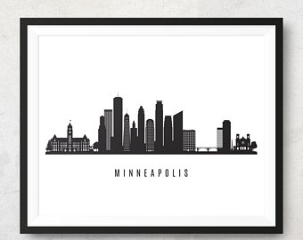 340x270 Minneapolis Skyline Etsy
