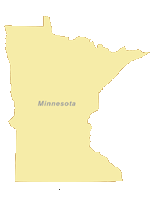156x202 Free Digital Minnesota Outline Blank Map