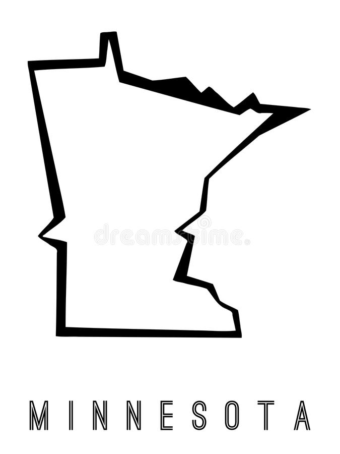 675x900 Minnesota State Shape Vector 2018 New Coloring Kids