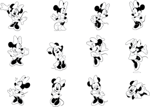 300x214 Minnie Mouse Logo Vectors Free Download