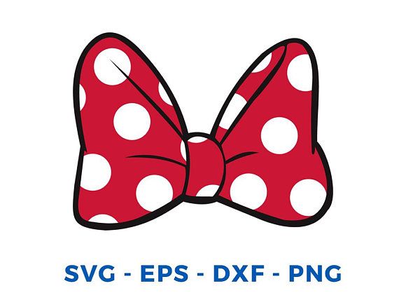 570x428 Minnie Mouse Bow Svg Dxf Png Vector Cut File Cricut Design
