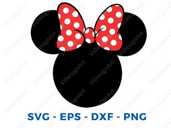 570x428 Minnie Mouse Head Svg Dxf Png Vector Cut File Cricut Design Etsy