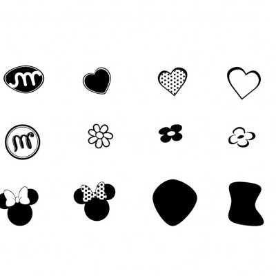 400x400 Vector Minnie Mouse 0 Logo Vector Art