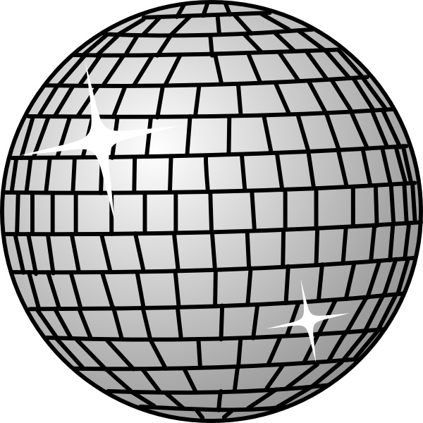 600x600 Disco Ball Clip Art Free Vector In Open Office Drawing Svg ( .svg