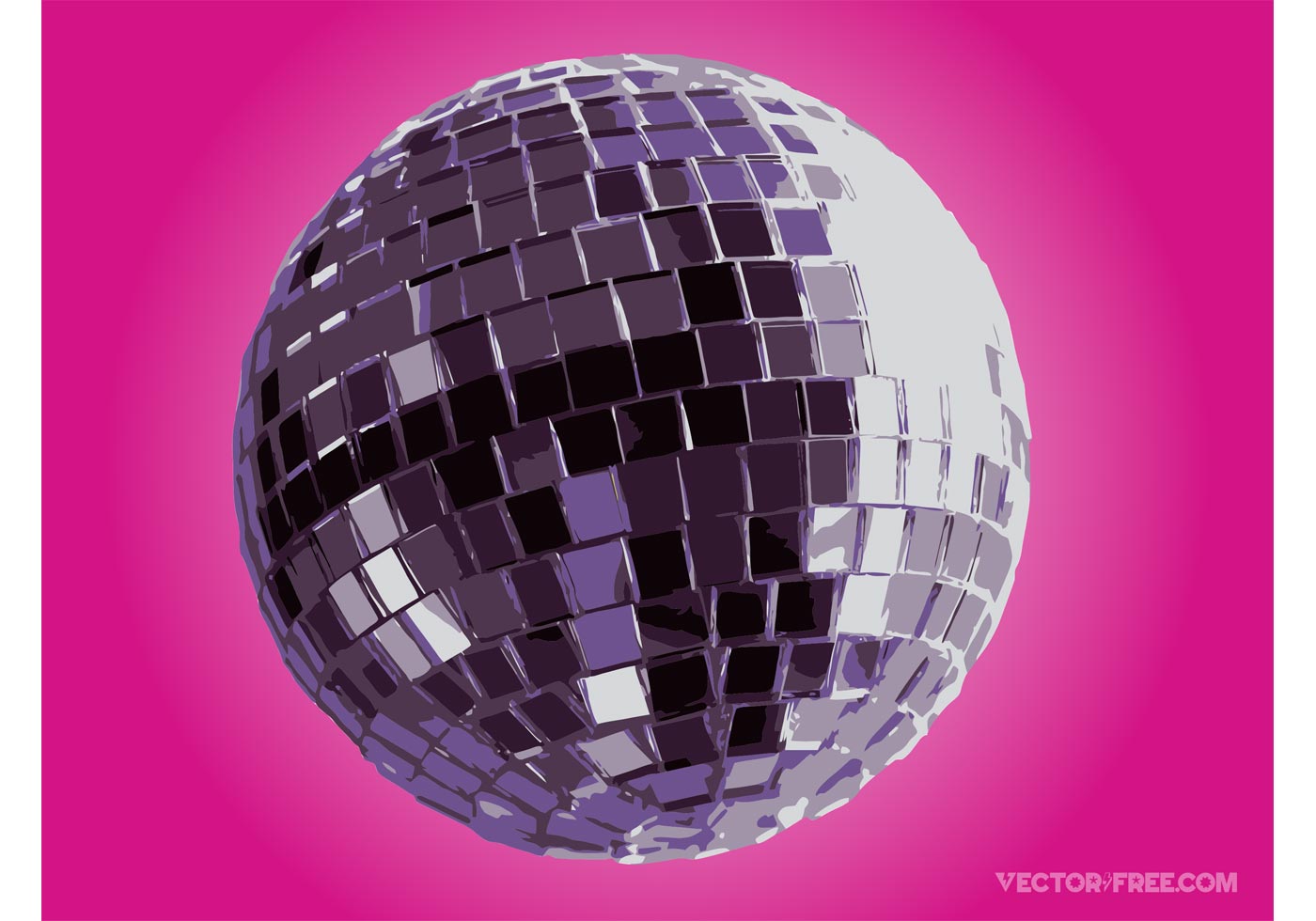 1400x980 Mirror Ball Free Vector Art