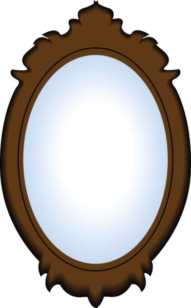 373x600 Vector Image Of A Mirror.