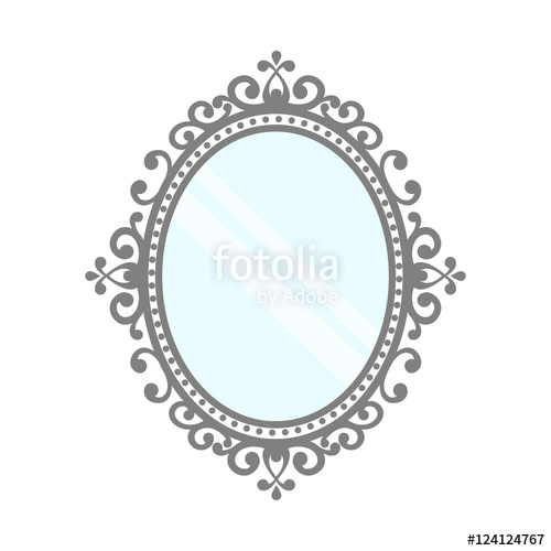 500x500 Vintage Mirror Vector Stock Image And Royalty Free Vector Files